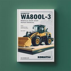 Komatsu Wa800l-3 Wheel Loader Shop Service Repair Workshop Manual PDF