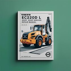 Volvo EC220D L EC220DL Excavator Shop Service Repair Workshop Manual PDF