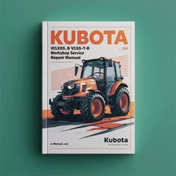 Kubota V1205-B V1205-t-b V1305-B Service Repair Workshop Manual PDF
