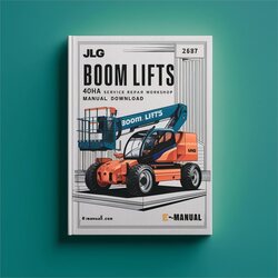 JLG Boom Lifts 40HA (p/n:3120672) Service Repair Workshop Manual PDF
