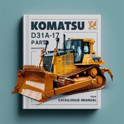 Komatsu D31A-17 Bulldozer -sn 32001 UP Parts Catalog PDF