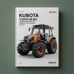 Kubota V2203-m-bg Service Repair Workshop Manual PDF
