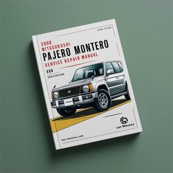 2000 Mitsubushi Pajero Montero Service Repair Workshop Manual PDF