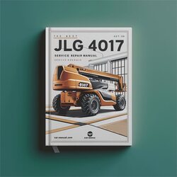Best JLG 4017 Boom Lift (p/n-3121858) Service Repair Workshop Manual PDF