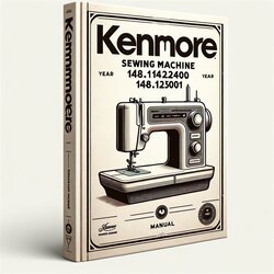 Kenmore Sewing Machine 148.1230 148.12400 148.12501 Service Repair Workshop Manual PDF