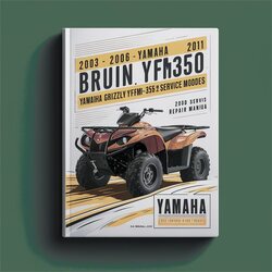 2003-2011 Yamaha Bruin YFM350 - Grizzly YFM35 2WD ATV Models Service Repair Workshop Manual PDF