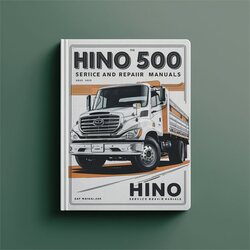 Hino 500 Series Truck Service Repair Workshop Manual PDF