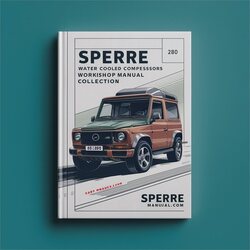 Sperre Water Cooled Compressors Collection Service Repair Workshop Manual PDF