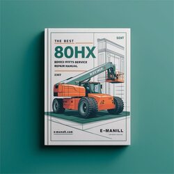 Best JLG 80HX 6 80HXER Boom Lifts (p/n-3120271) Service Repair Workshop Manual PDF
