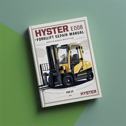 Hyster E008 (h32.00f Europe) Forklift H32.00F Europe Service Repair Workshop Manual PDF