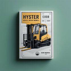 Hyster E008 (h28.00f Europe) Forklift H28.00F EUROPE Service Repair Workshop Manual PDF