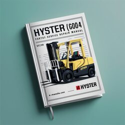 Hyster G004 (S120FTPRS) Forklift S120FTPRS Service Repair Workshop Manual PDF