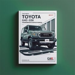 Best Toyota G40 G45 G50 G52 G53 G54 G55 G56 G57 G58 Transmission Service Repair Workshop Manual PDF