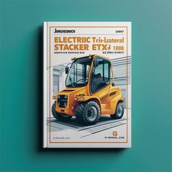 1994-2005 Jungheinrich Electric Tri-lateral Stacker ETX 100 (03. . ) Service Repair Workshop Manual PDF