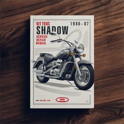1986-1987 Honda VT Series VT700C Shadow Service Repair Workshop Manual PDF