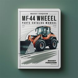 Massey Ferguson MF44 Wheel Loader Parts Catalog PDF