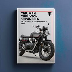 2006 Triumph Scrambler Thruxton -onwards Service Repair Workshop Manual PDF