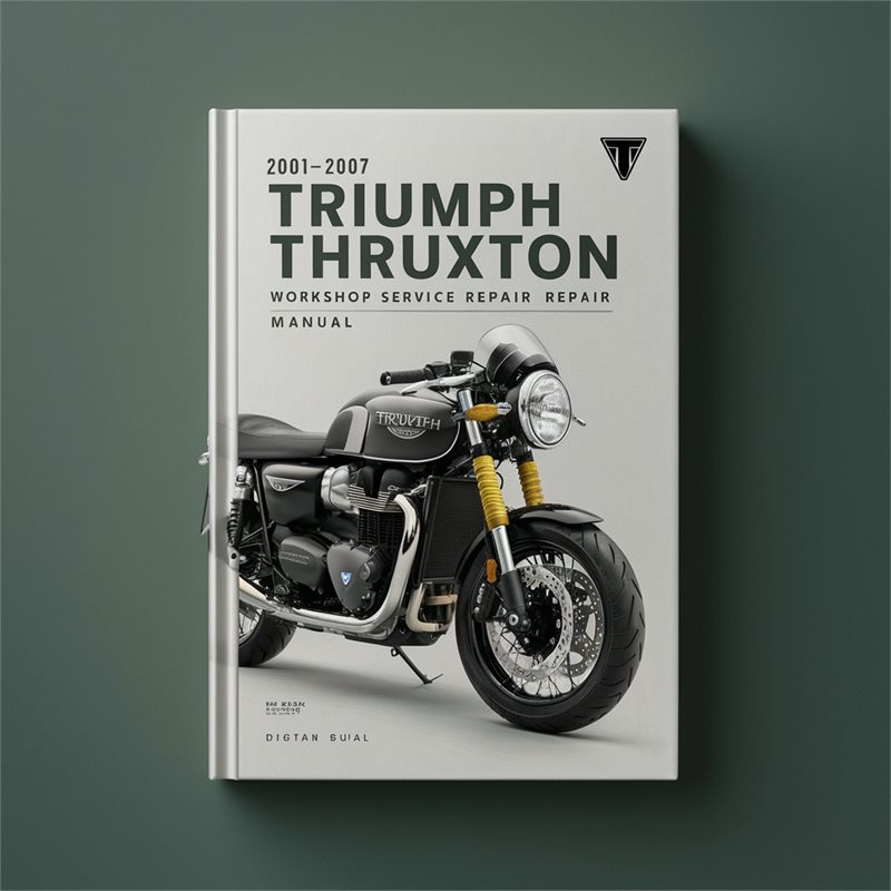 2001-2007 Triumph Thruxton Service Repair Workshop Manual PDF