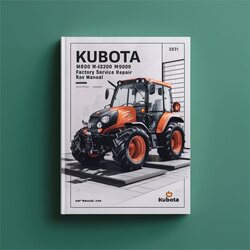 Kubota M6800 M8200 M9000 Factory Manual de servicio y reparación PDF Download