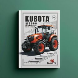 Kubota M9000 Tractor Service Repair Workshop Manual PDF