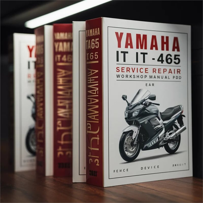 Yamaha IT Models Now IT465 465 Service Repair Workshop Manual PDF