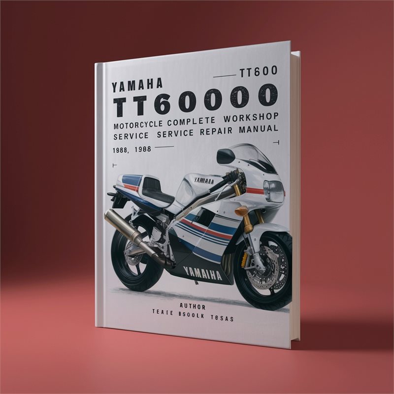 1985-1986 Yamaha TT Models TT600 Motorcycle Service Repair Workshop Manual PDF