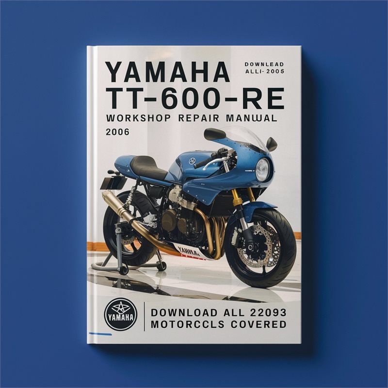 2003-2006 Yamaha TT Models TT600RE All - Covered Service Repair Workshop Manual PDF