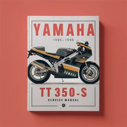 1985-1996 Yamaha TT Models 350S Service Repair Workshop Manual PDF