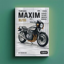 1985-1986 Yamaha XJ Models XJ700 Maxim Service Repair Workshop Manual PDF
