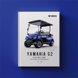 Yamaha G2 AE Golf Cart Parts Catalog PDF
