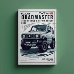 2002-2007 Suzuki LTA500F Quadmaster Service Repair Workshop Manual PDF