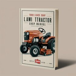 Toro LX425 20HP Kohler Lawn Tractor Shop Service Repair Workshop Manual PDF