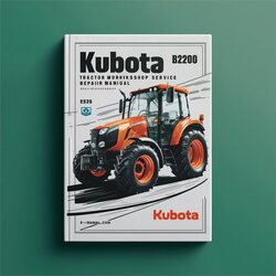 Kubota Bx2200 Tractor Service Repair Workshop Manual PDF