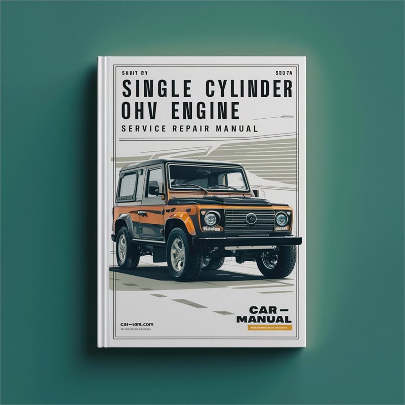 Briggs And Stratton Single Cylinder OHV Engine Service Repair Workshop Manual PDF