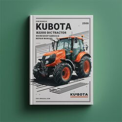 Kubota B9200 HST DC Tractor Service Repair Workshop Manual PDF