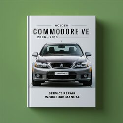 2006-2013 Holden Commodore Service Repair Workshop Manual PDF