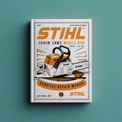 Stihl Chain Saws Models 034 036 Service Repair Workshop Manual PDF
