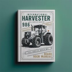 International Harvester 986 Tractor Service Repair Workshop Manual PDF