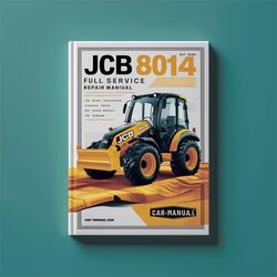 JCB 8014 Mini Excavator Service Repair Workshop Manual PDF