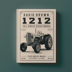 David Brown 1212 Tractor Service Repair Workshop Manual PDF
