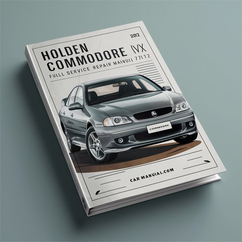 2000-2002 Holden Commodore (VX) VX Service Repair Workshop Manual PDF