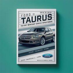 2010-2012 Ford Taurus Service Repair Workshop Manual PDF