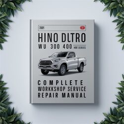 Hino 300 Series Dutro WU 400 XZU Service Repair Workshop Manual PDF