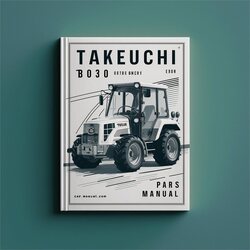 Takeuchi TB030 Parts Catalog PDF