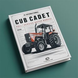 International IH Cub Cadet 106 Tractor Service Repair Workshop Manual PDF