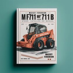 Massey Ferguson MF711 MF711B Skid Steer Loader Parts Catalog PDF