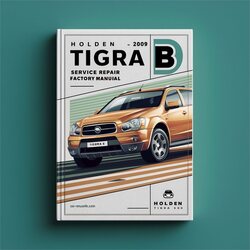 2004-2009 Holden Tigra Service Repair Workshop Manual PDF