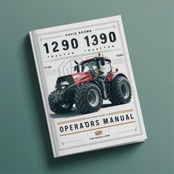 Case IH David Brown 1290 1390 Tractor Operators Operator's Manual PDF