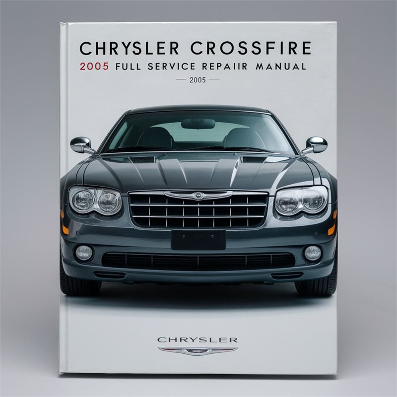 2005 Chrysler Crossfire Service Repair Workshop Manual PDF