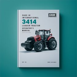 Case IH International 3414 Loader Tractor Operators Operator's Manual PDF